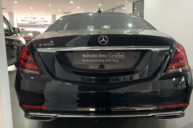 Mercedes S450L màu Trắng cũ đăng ký 2019 chạy lướt hơn 7000 km giá rẻ