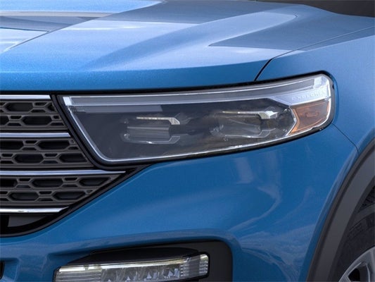 Đèn của Ford Explorer 2022 Mới màu xanh